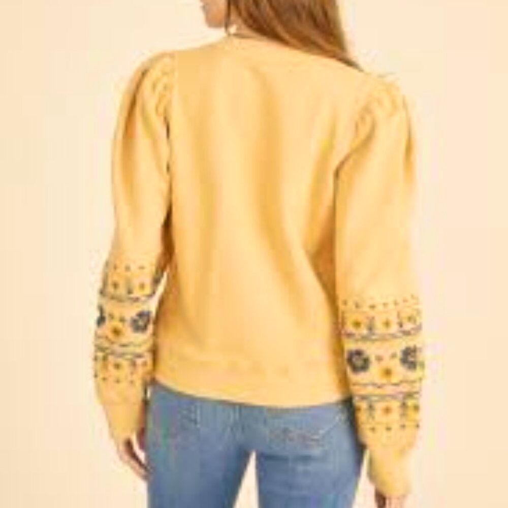 NWT Free People x Driftwood Henley Sweatshirt - Picture 2 of 7